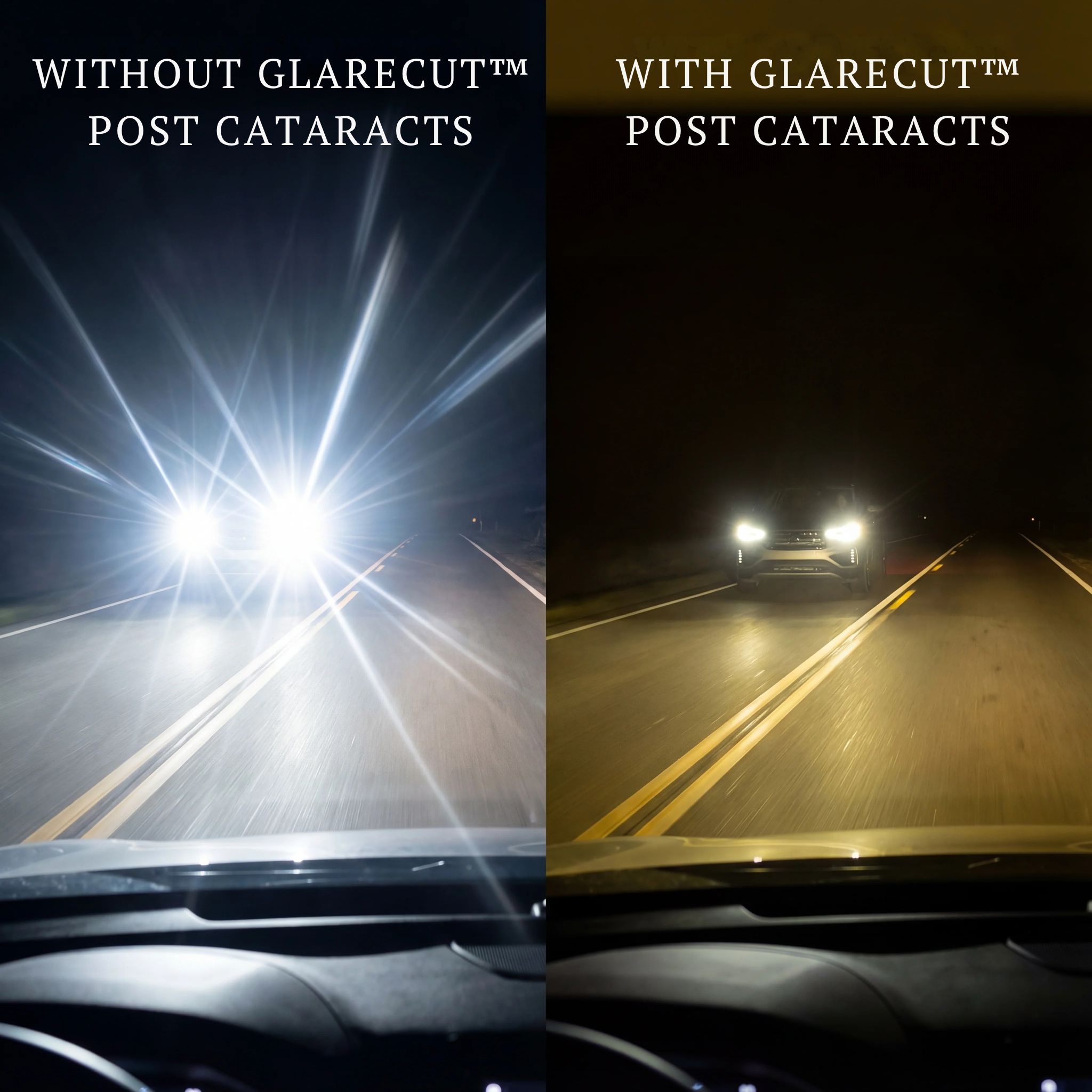 GlareCut™ Post-Surgery Glasses